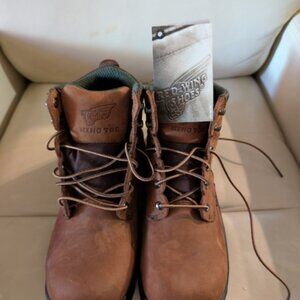Red Wing 2235 King Toe Boots Mens Size 8D Non-Metallic Safety Toe Discontinued